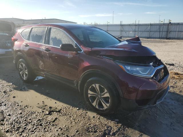 2HKRW6H35JH203039 - 2018 HONDA CR-V LX BURGUNDY photo 4