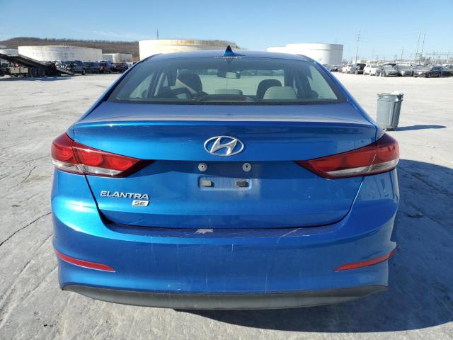 5NPD74LFXHH198881 - 2017 HYUNDAI ELANTRA SE BLUE photo 6