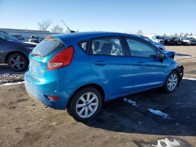 3FADP4EJ1CM132052 - 2012 FORD FIESTA SE BLUE photo 3