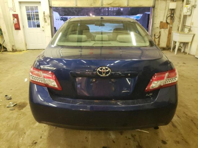 4T4BF3EK2AR082893 - 2010 TOYOTA CAMRY BASE BLUE photo 6