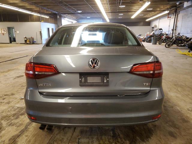 3VW2B7AJ6HM281326 - 2017 VOLKSWAGEN JETTA S GRAY photo 6