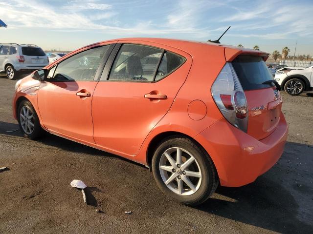 JTDKDTB33E1078909 - 2014 TOYOTA PRIUS C ORANGE photo 2