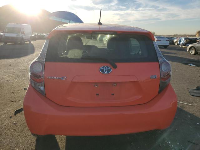 JTDKDTB33E1078909 - 2014 TOYOTA PRIUS C ORANGE photo 6