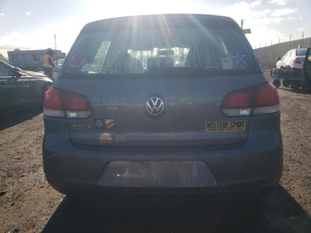 WVWDB7AJXEW001415 - 2014 VOLKSWAGEN GOLF GRAY photo 6