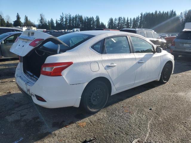 3N1AB7AP6HY382154 - 2017 NISSAN SENTRA S WHITE photo 3