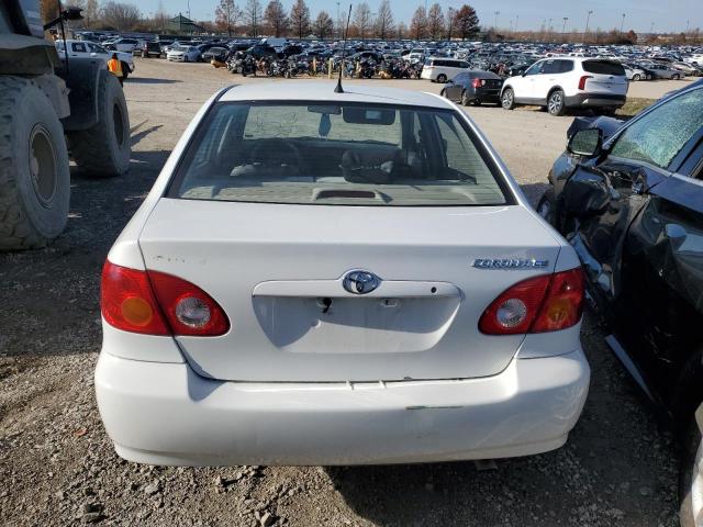 1NXBR32E43Z104850 - 2003 TOYOTA COROLLA CE WHITE photo 6