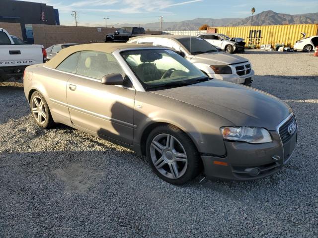 WAUDF48H07K023243 - 2007 AUDI A4 2.0T CABRIOLET QUATTRO GRAY photo 4