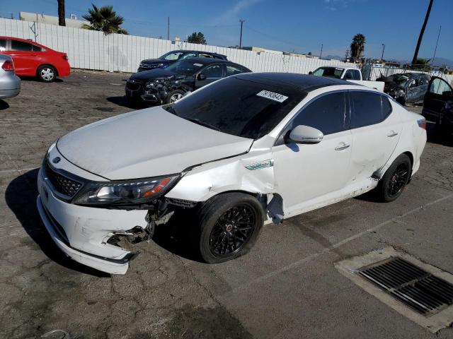 KNAGN4AD3G5098508 - 2016 KIA OPTIMA HYBRID WHITE photo 1