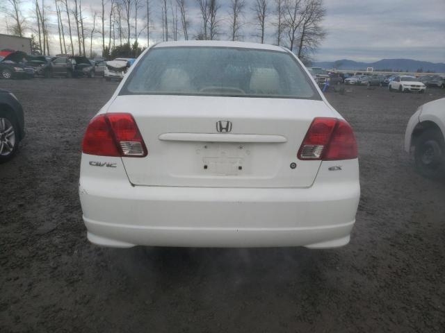 1HGES26724L010809 - 2004 HONDA CIVIC EX WHITE photo 6