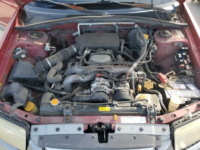 JF1SG67617H714741 - 2007 SUBARU FORESTER 2.5X LL BEAN RED photo 12