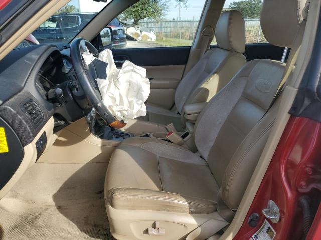 JF1SG67617H714741 - 2007 SUBARU FORESTER 2.5X LL BEAN RED photo 7