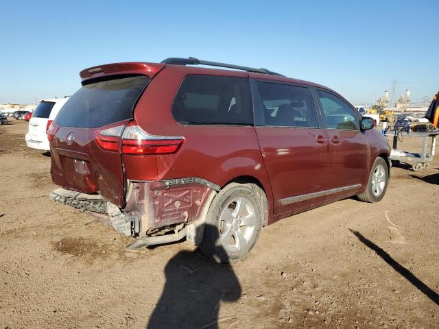 5TDKZ3DC5HS785175 - 2017 TOYOTA SIENNA LE RED photo 3