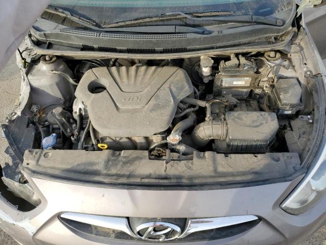 KMHCT4AE2HU369027 - 2017 HYUNDAI ACCENT SE GRAY photo 11