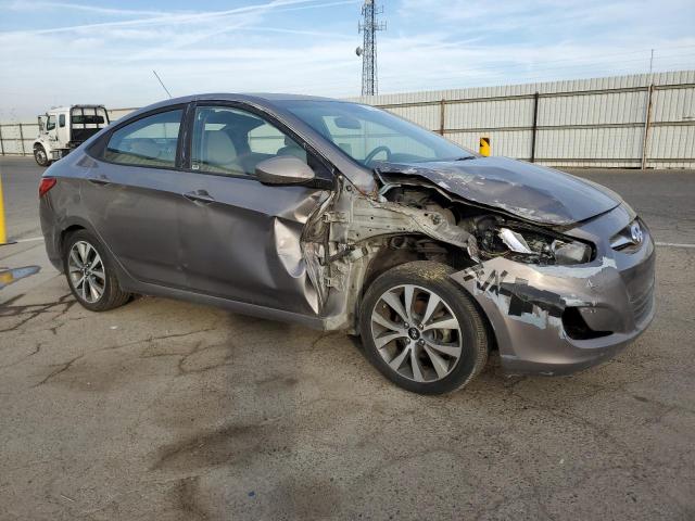 KMHCT4AE2HU369027 - 2017 HYUNDAI ACCENT SE GRAY photo 4