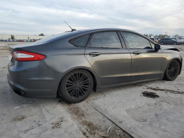 3FA6P0H97FR141705 - 2015 FORD FUSION SE GRAY photo 3