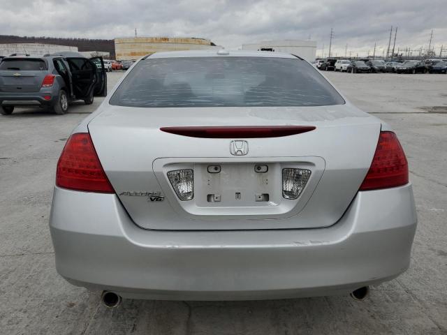 1HGCM66826A023835 - 2006 HONDA ACCORD EX SILVER photo 6