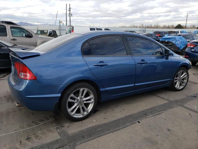 1HGFA16576L151670 - 2006 HONDA CIVIC LX BLUE photo 3