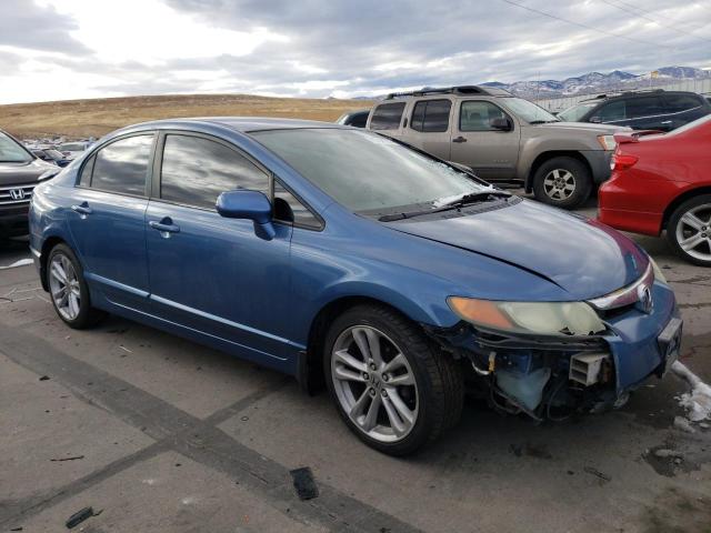 1HGFA16576L151670 - 2006 HONDA CIVIC LX BLUE photo 4