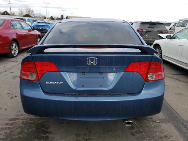 1HGFA16576L151670 - 2006 HONDA CIVIC LX BLUE photo 6