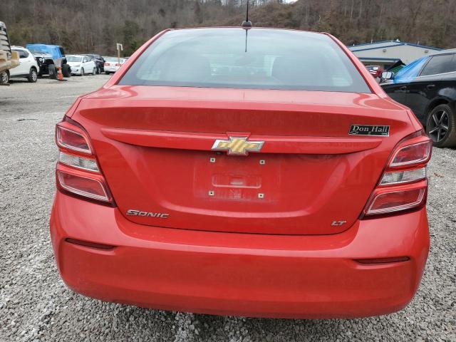 1G1JD5SH5H4125596 - 2017 CHEVROLET SONIC LT RED photo 6