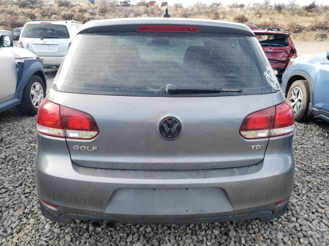 WVWDM7AJ5DW042852 - 2013 VOLKSWAGEN GOLF GRAY photo 6