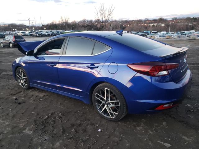 KMHD04LB0LU993868 - 2020 HYUNDAI ELANTRA SPORT BLUE photo 2