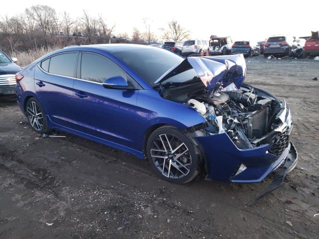 KMHD04LB0LU993868 - 2020 HYUNDAI ELANTRA SPORT BLUE photo 4