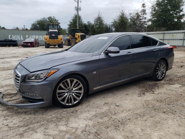 KMHGN4JF7HU174836 - 2017 GENESIS G80 ULTIMATE GRAY photo 1