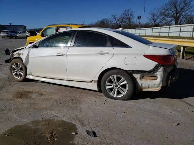 5NPEB4ACXEH865651 - 2014 HYUNDAI SONATA GLS WHITE photo 2