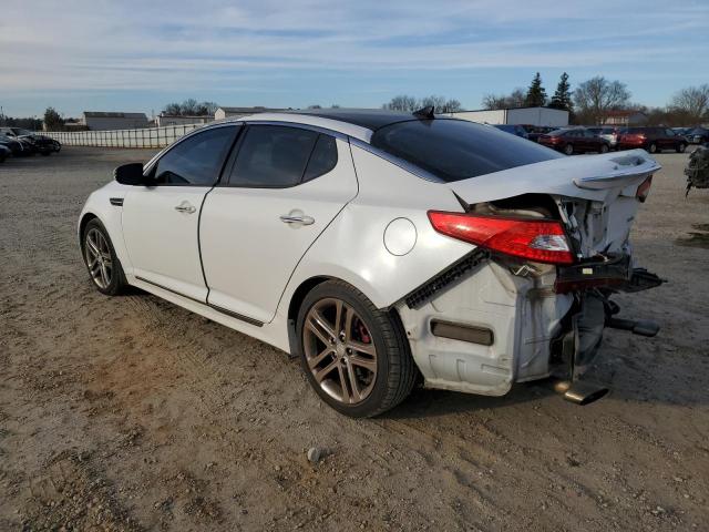 5XXGR4A61DG214627 - 2013 KIA OPTIMA SX WHITE photo 2