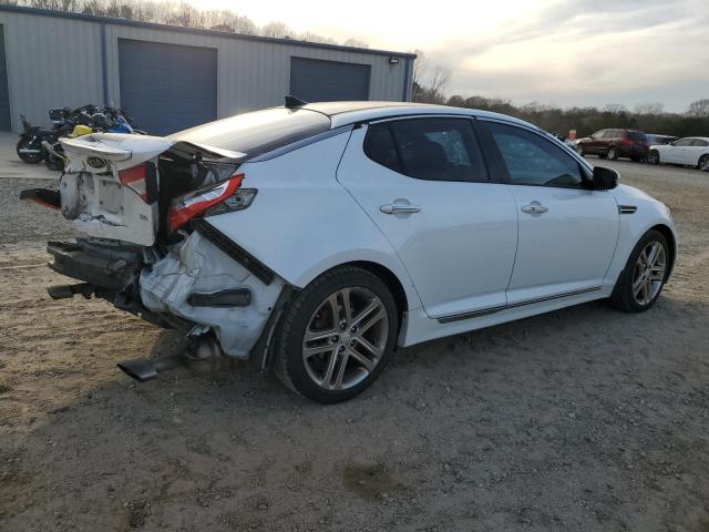 5XXGR4A61DG214627 - 2013 KIA OPTIMA SX WHITE photo 3