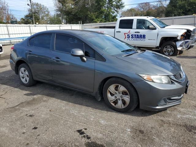 2HGFB2F58DH580300 - 2013 HONDA CIVIC LX GRAY photo 4