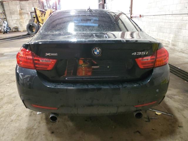 WBA3R5C57GK373796 - 2016 BMW 435 XI BLACK photo 6