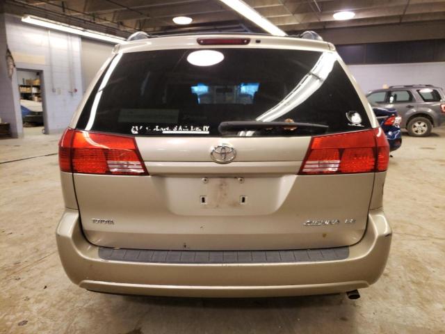 5TDZA23C84S103790 - 2004 TOYOTA SIENNA CE GOLD photo 6