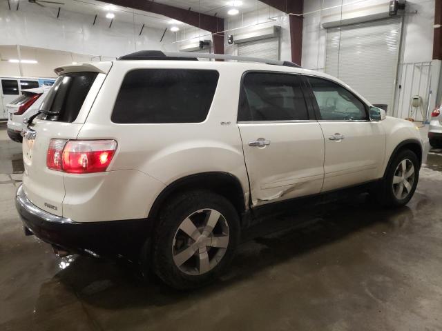 1GKKVSED1CJ220185 - 2012 GMC ACADIA SLT-2 WHITE photo 3