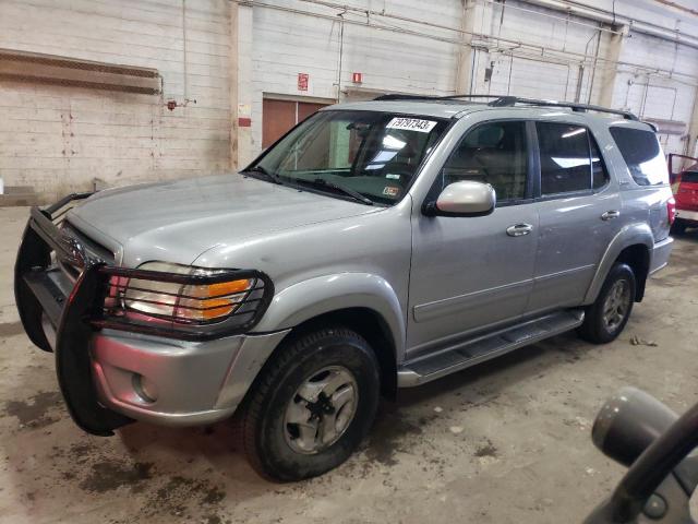 5TDBT48A92S059343 - 2002 TOYOTA SEQUOIA LIMITED SILVER photo 1