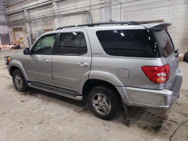 5TDBT48A92S059343 - 2002 TOYOTA SEQUOIA LIMITED SILVER photo 2