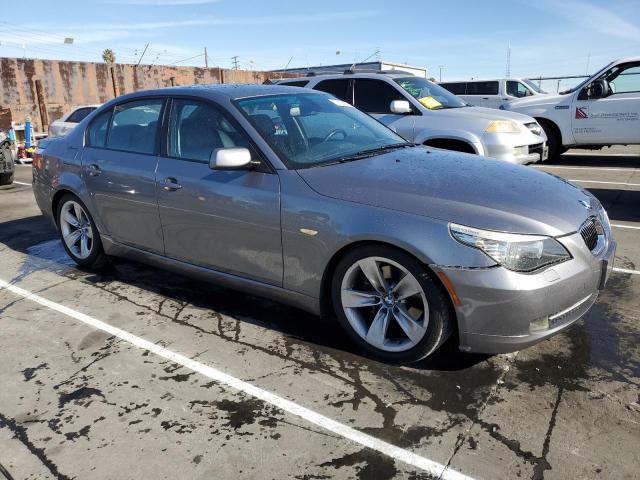 WBANU53528CT09135 - 2008 BMW 528 I GRAY photo 4