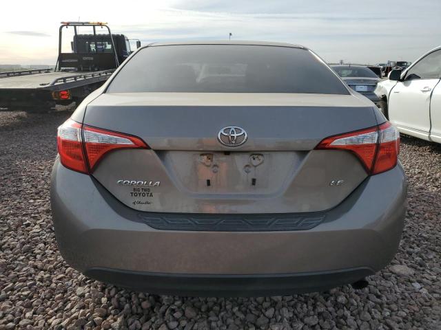 2T1BURHEXGC594596 - 2016 TOYOTA COROLLA L GRAY photo 6