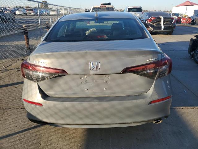 2HGFE2F5XSH507935 - 2025 HONDA CIVIC SPORT GRAY photo 6