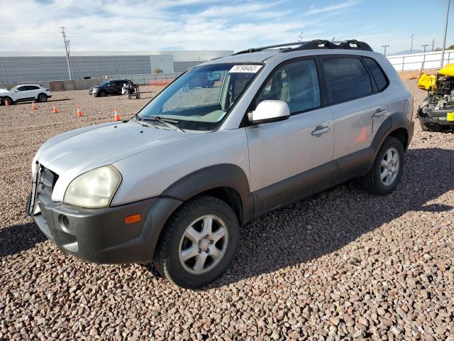 KM8JN72D25U168961 - 2005 HYUNDAI TUCSON GLS SILVER photo 1