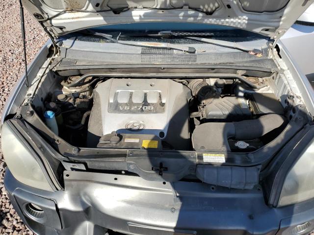 KM8JN72D25U168961 - 2005 HYUNDAI TUCSON GLS SILVER photo 11