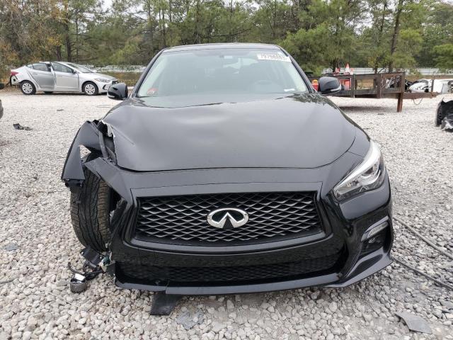 JN1EV7AP5JM355318 - 2018 INFINITI Q50 LUXE BLACK photo 5