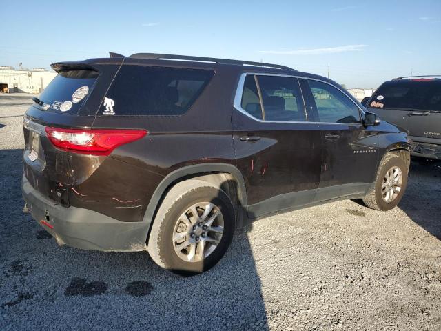 1GNERGKW8KJ105766 - 2019 CHEVROLET TRAVERSE LT 棕色 照片 3