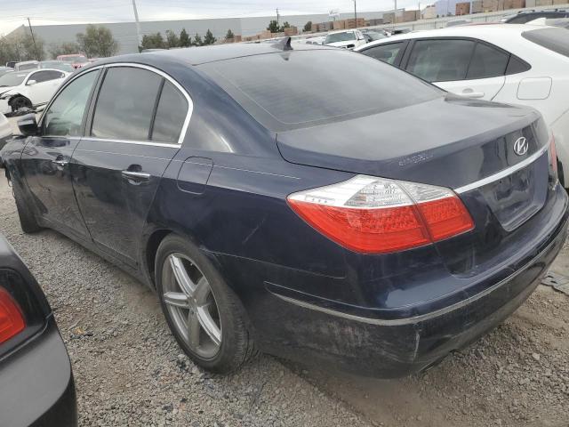 KMHGC4DE9BU129879 - 2011 HYUNDAI GENESIS 3.8L BLUE photo 2