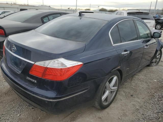 KMHGC4DE9BU129879 - 2011 HYUNDAI GENESIS 3.8L BLUE photo 3