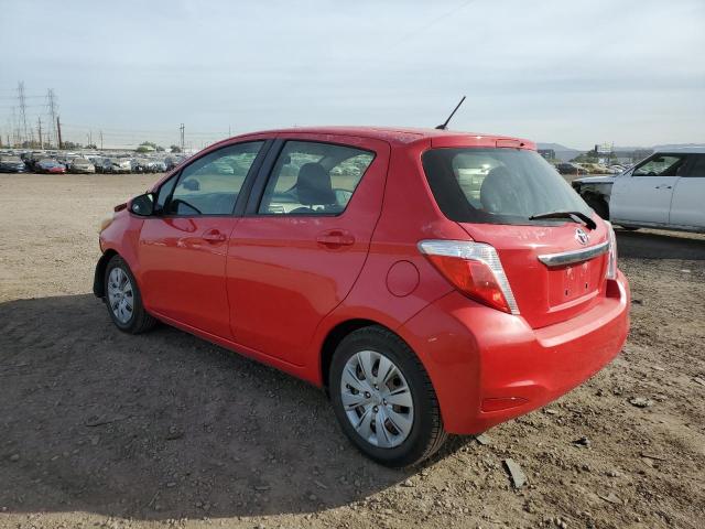 JTDKTUD37CD537148 - 2012 TOYOTA YARIS RED photo 2