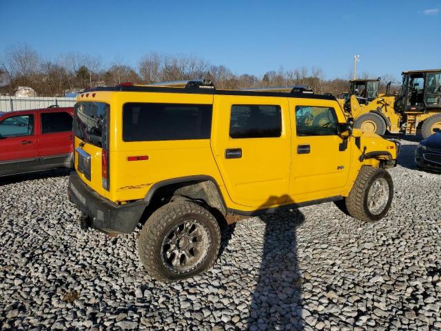 5GRGN23U83H123091 - 2003 HUMMER H2 YELLOW photo 3