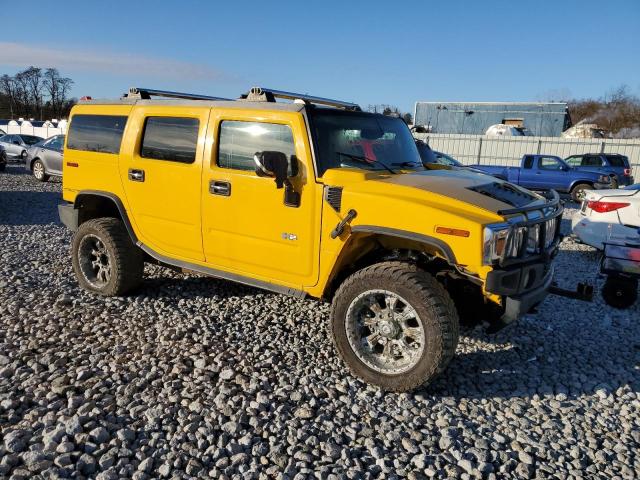 5GRGN23U83H123091 - 2003 HUMMER H2 YELLOW photo 4