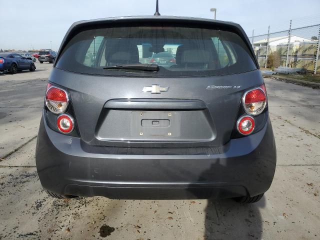 1G1JC6SG7D4201376 - 2013 CHEVROLET SONIC LT GRAY photo 6